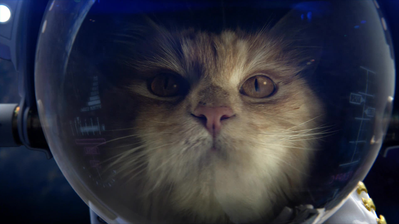 Illustration for article titled My God, It's Full Of Cats! The Very Best Artwork Of Cats In Space